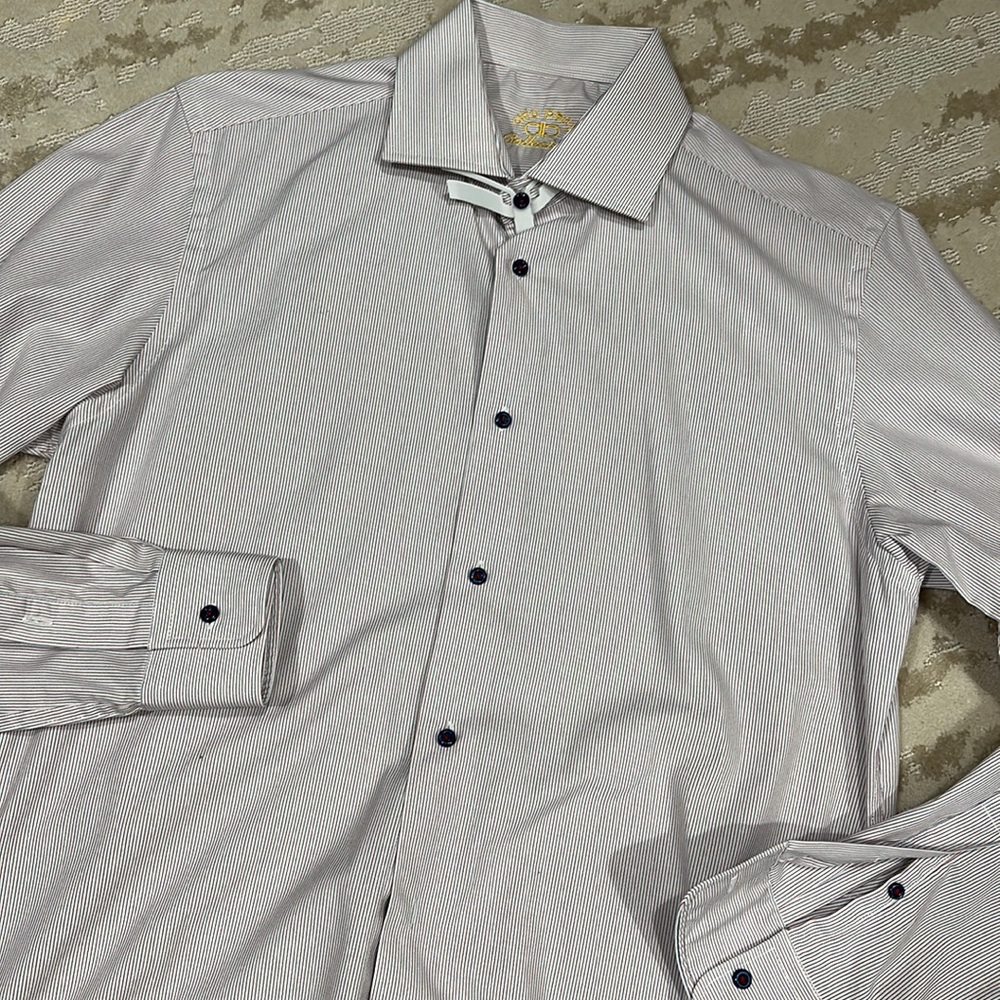 alfa perry collection 15.5 34/35 men’s slim fit 💯 cotton